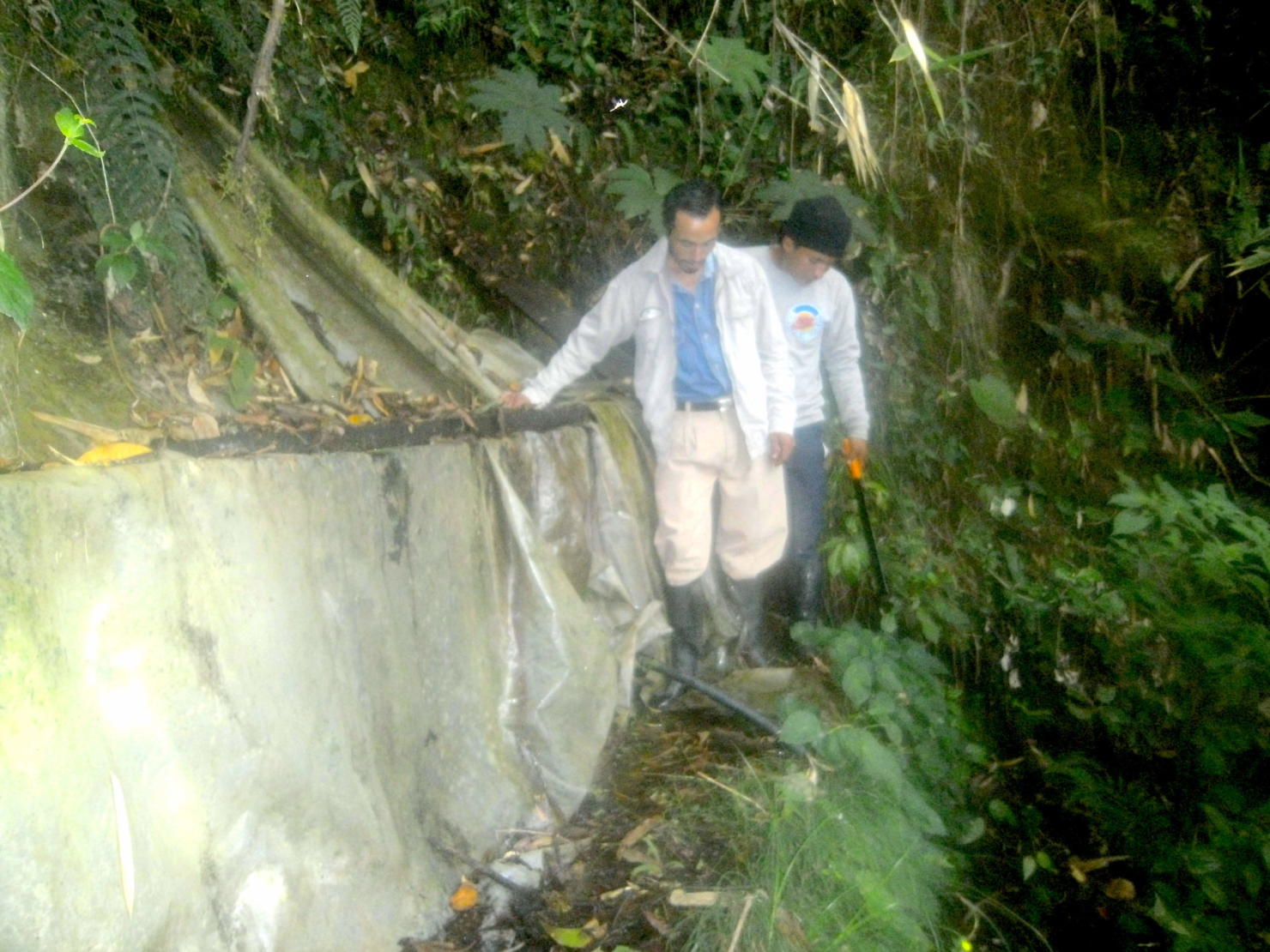 Preparazione del sottobosco per le condotte d'acqua (3)